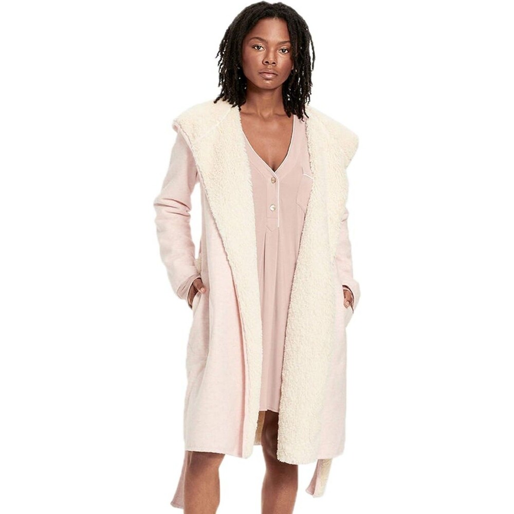 Ugg Pink Portala Reversible Robe M